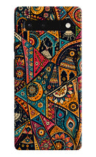 Folk Print Google Pixel 6 Back Cover