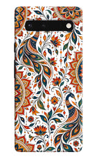 White Mayura Google Pixel 6 Back Cover