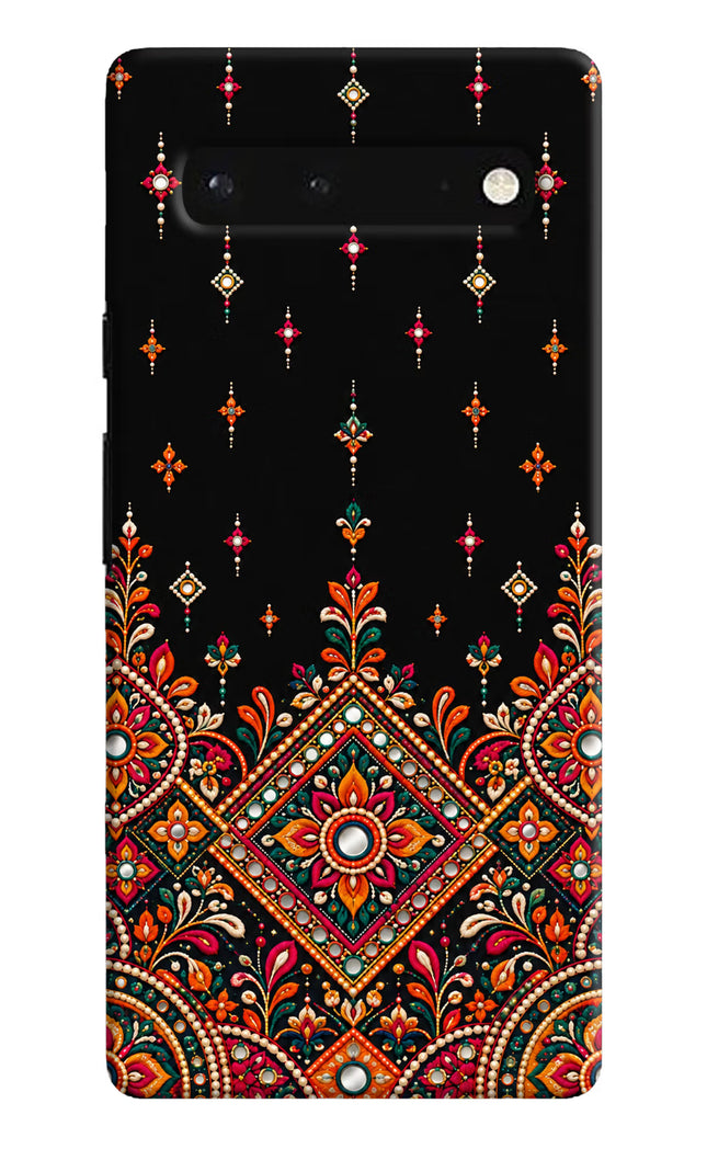 Noir Mehfil Google Pixel 6 Hard Case Back Cover by Casekaro