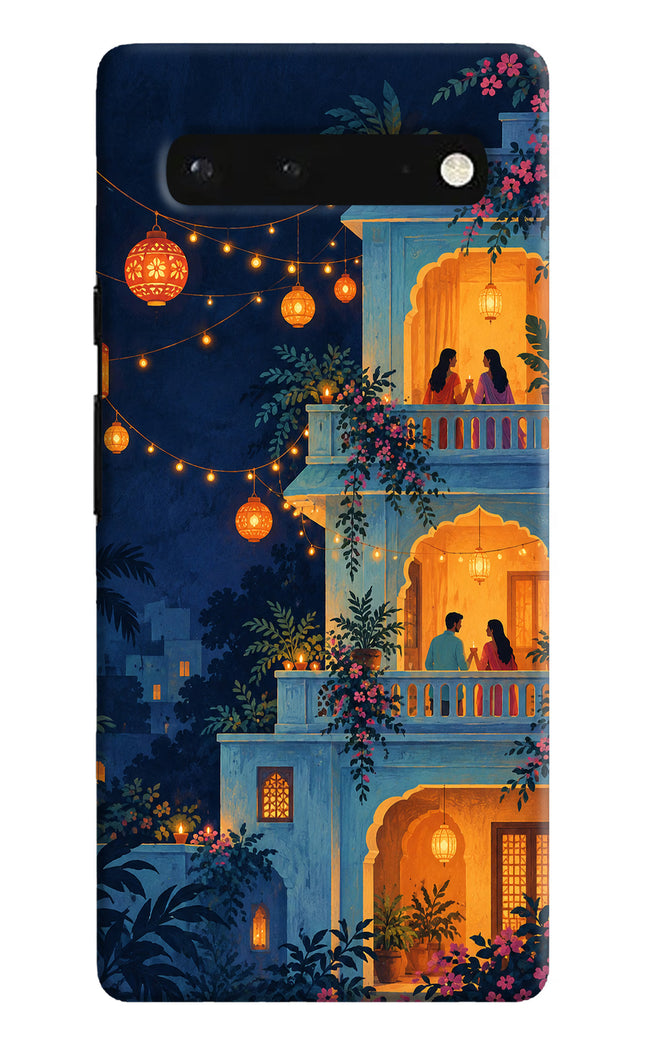 Balcony Glow Google Pixel 6 Hard Case Back Cover by Casekaro