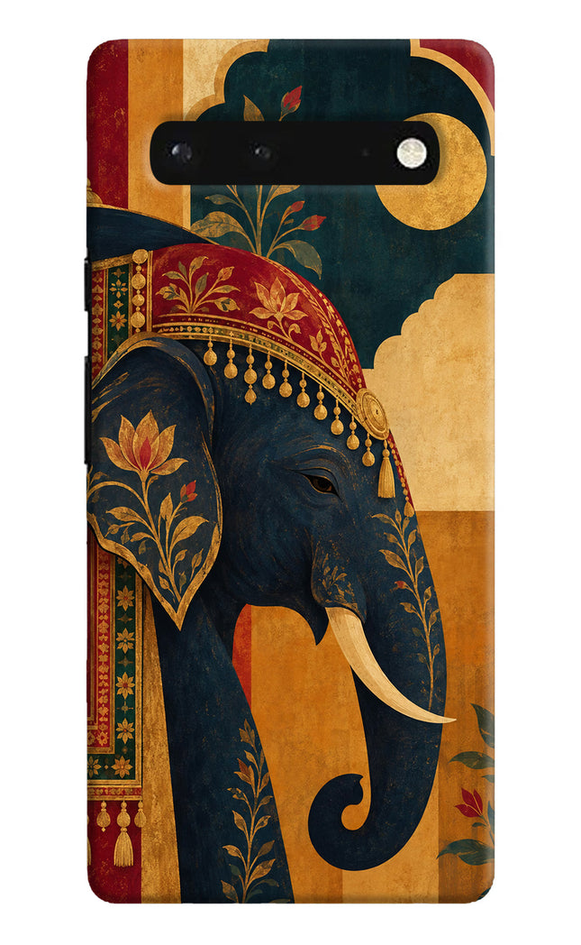 Royal Elephant Google Pixel 6 Hard Case Back Cover by Casekaro