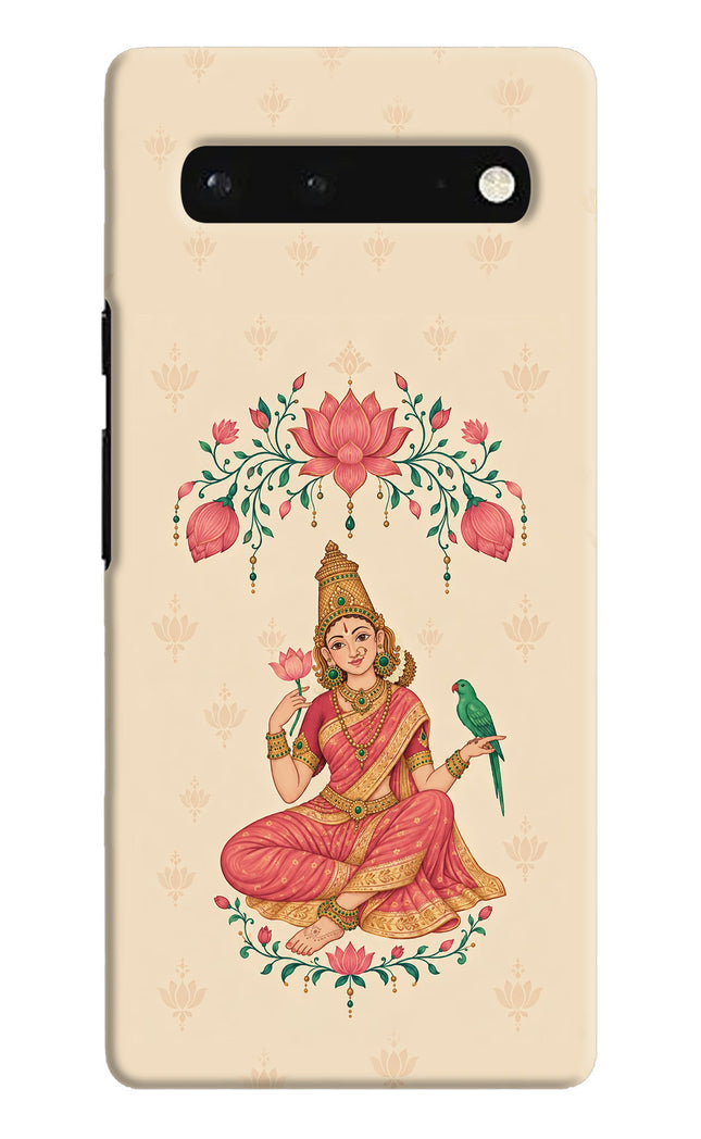 Goddess Lakshmi Google Pixel 6 Hard Case Back Cover by Casekaro
