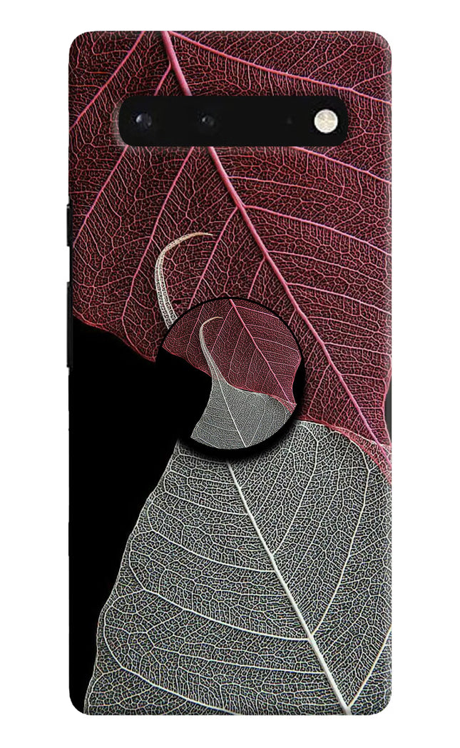 Leaf Pattern Google Pixel 6 Pop Case by Casekaro