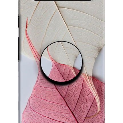 White Pink Leaf Google Pixel 6 Pop Case by Casekaro