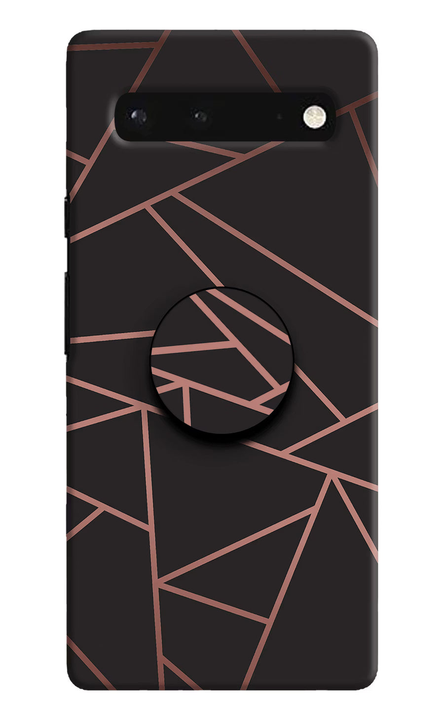 Geometric Pattern Google Pixel 6 Pop Case, Hard case