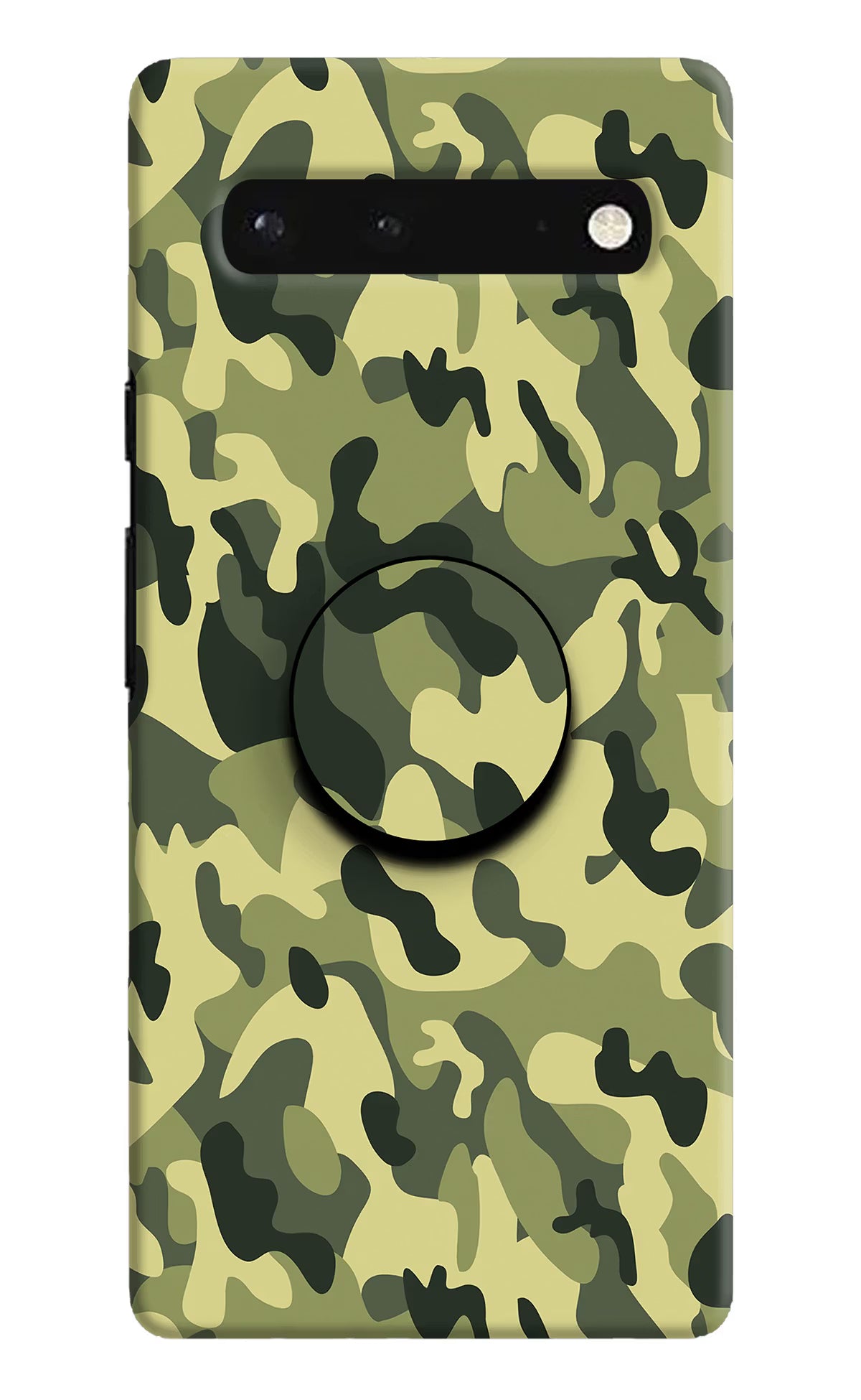 Camouflage Google Pixel 6 Pop Case by Casekaro
