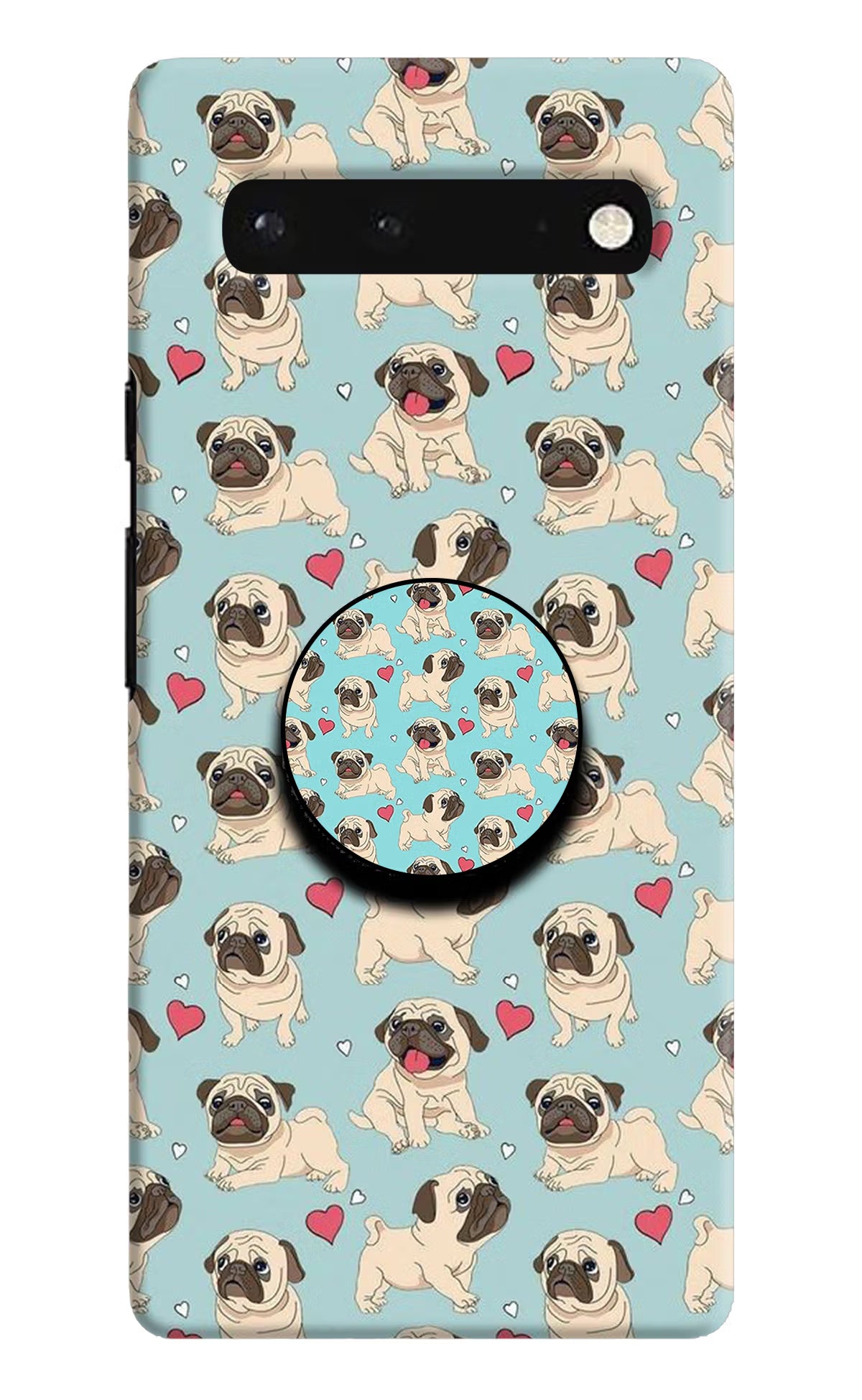 Pug Dog Google Pixel 6 Pop Case by Casekaro