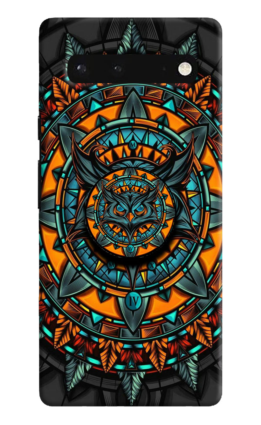 Angry Owl Google Pixel 6 Pop Case, Hard case