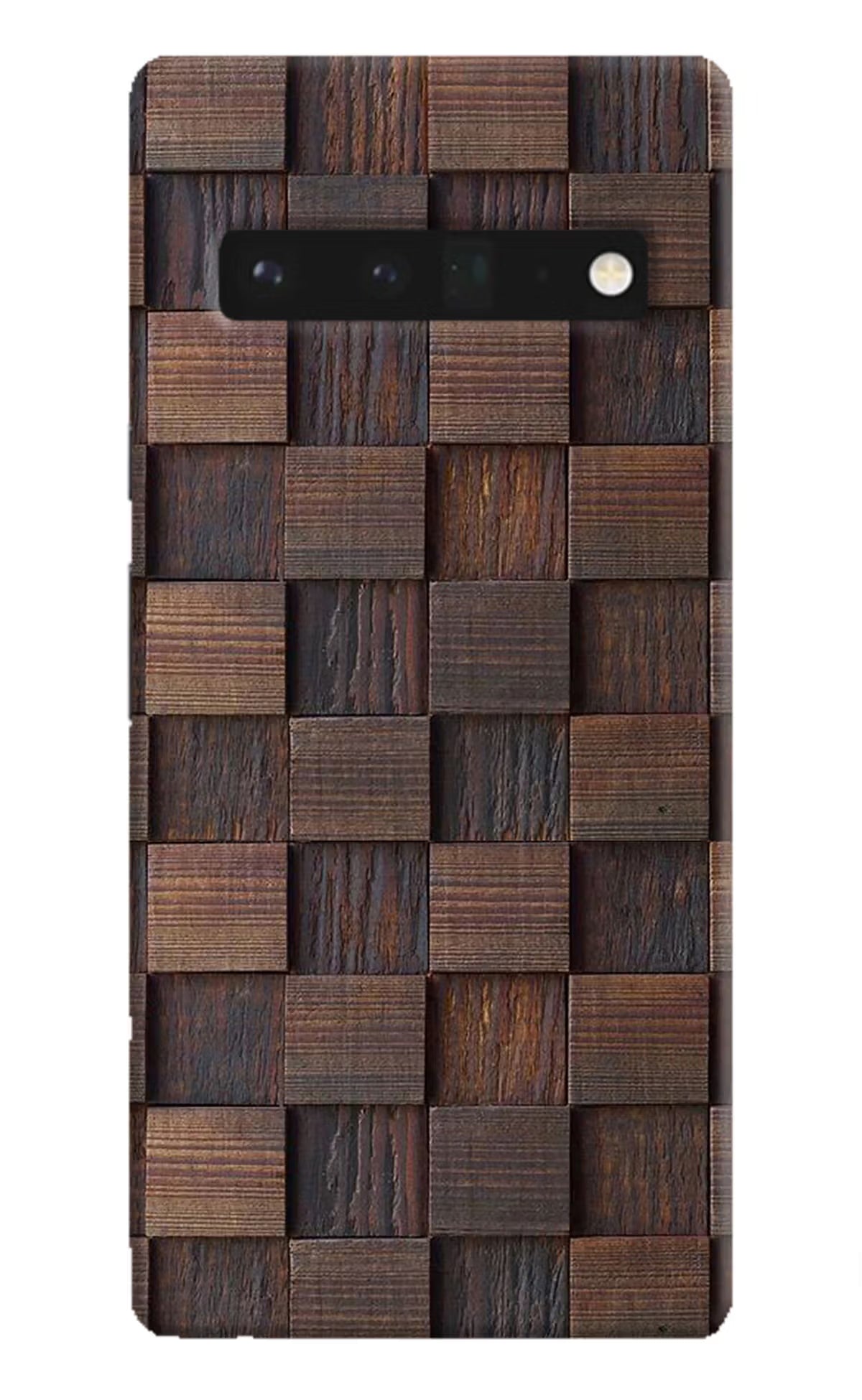 Wooden Cube Design Google Pixel 6 Pro Hard Case Back Cover by Casekaro