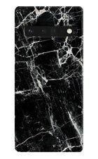 Black Marble Texture Google Pixel 6 Pro Hard Case Back Cover by Casekaro