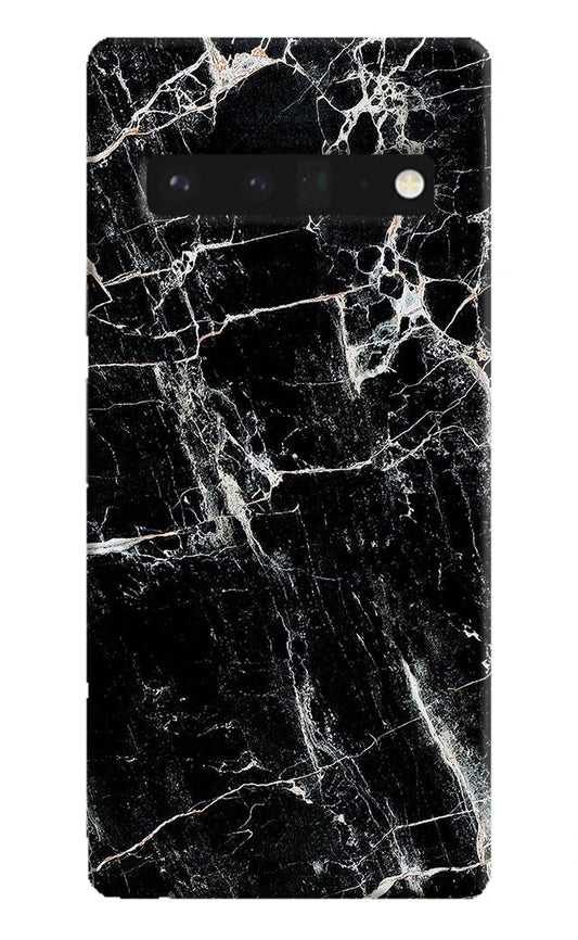 Black Marble Texture Google Pixel 6 Pro Hard Case Back Cover by Casekaro