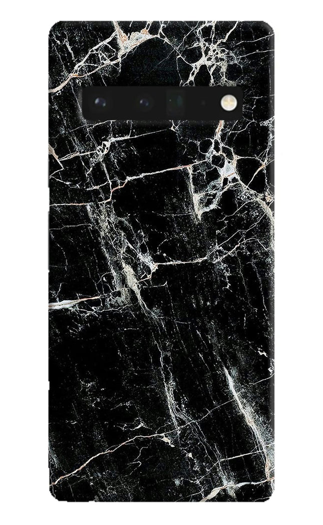 Black Marble Texture Google Pixel 6 Pro Hard Case Back Cover by Casekaro