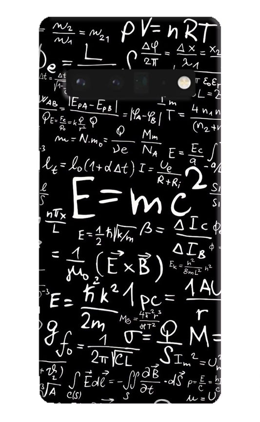 Physics Formula Google Pixel 6 Pro Hard Case Back Cover by Casekaro