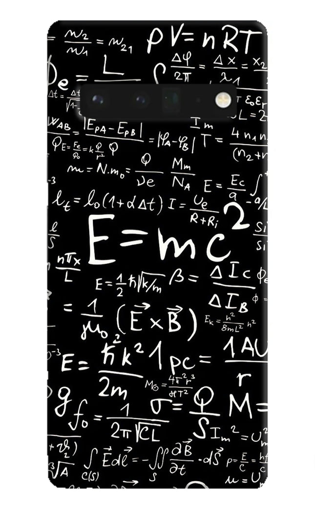 Physics Formula Google Pixel 6 Pro Hard Case Back Cover by Casekaro