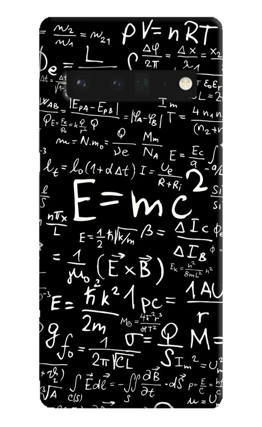 Physics Formula Google Pixel 6 Pro Back Cover, Hard case