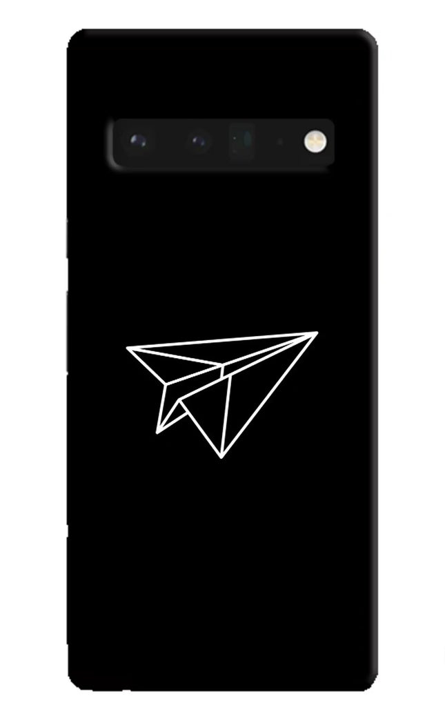 Paper Plane White Google Pixel 6 Pro Hard Case Back Cover by Casekaro