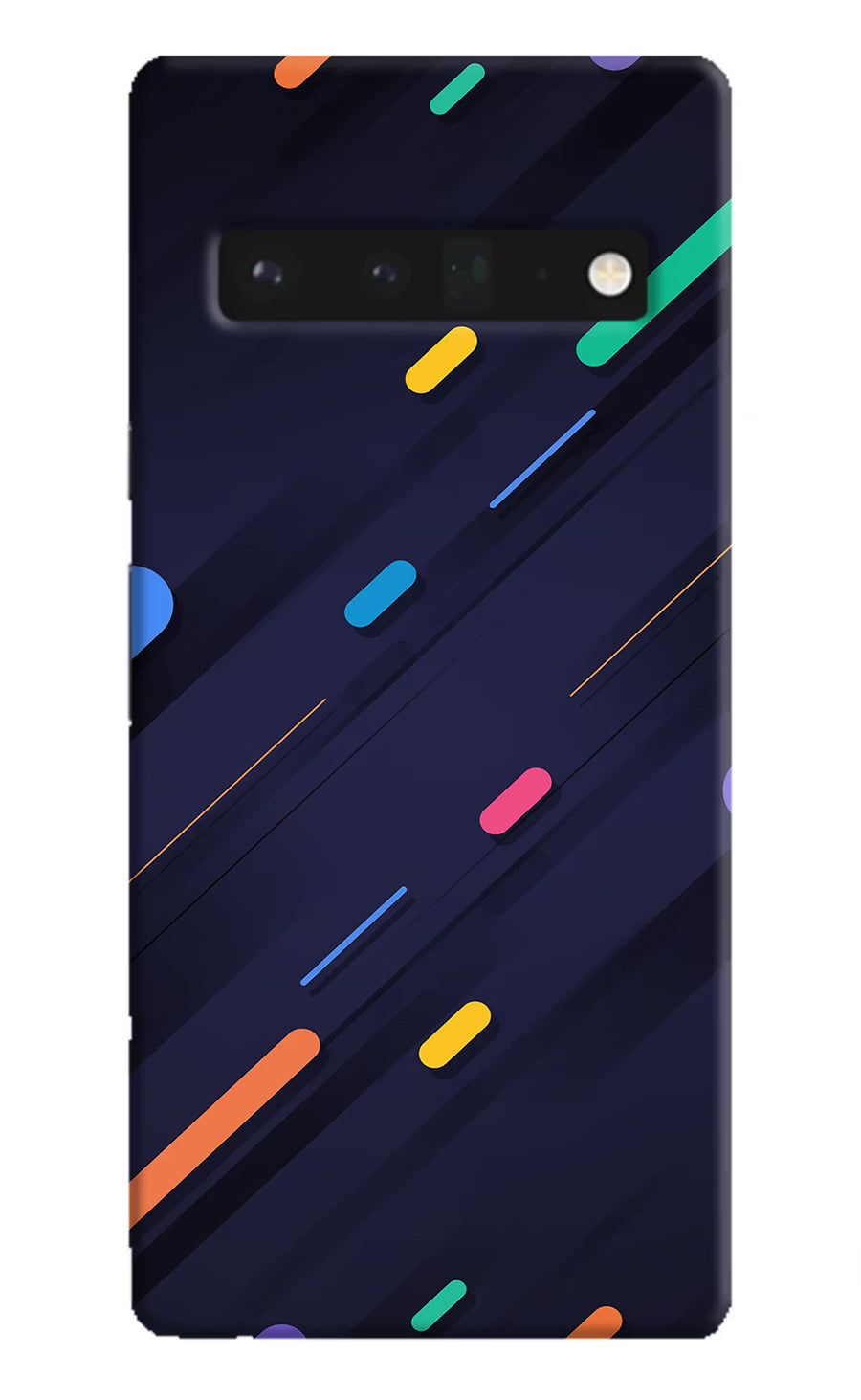 Abstract Design Google Pixel 6 Pro Back Cover, Hard case