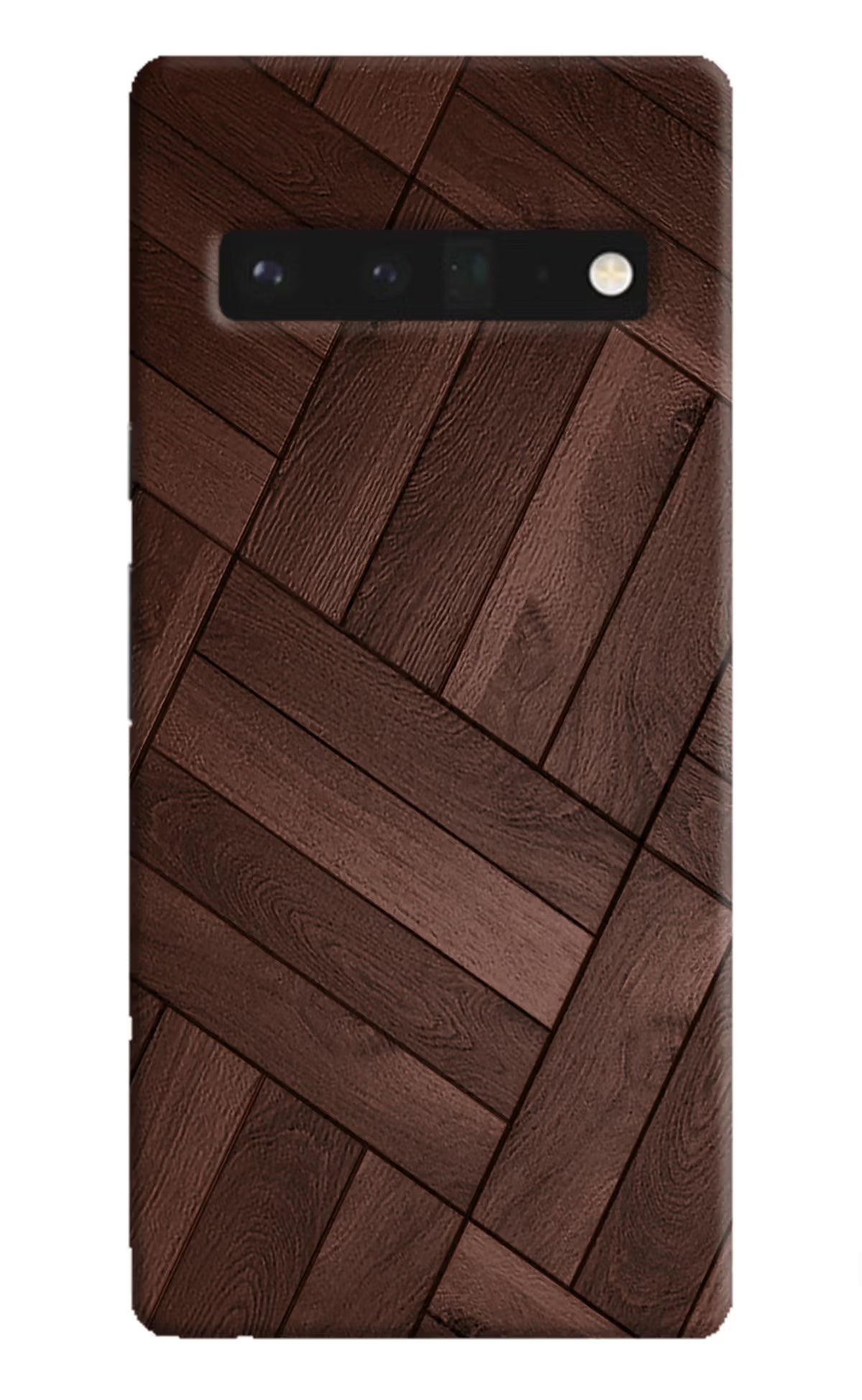 Wooden Texture Design Google Pixel 6 Pro Hard Case Back Cover by Casekaro
