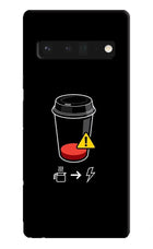 Coffee Google Pixel 6 Pro Hard Case Back Cover by Casekaro