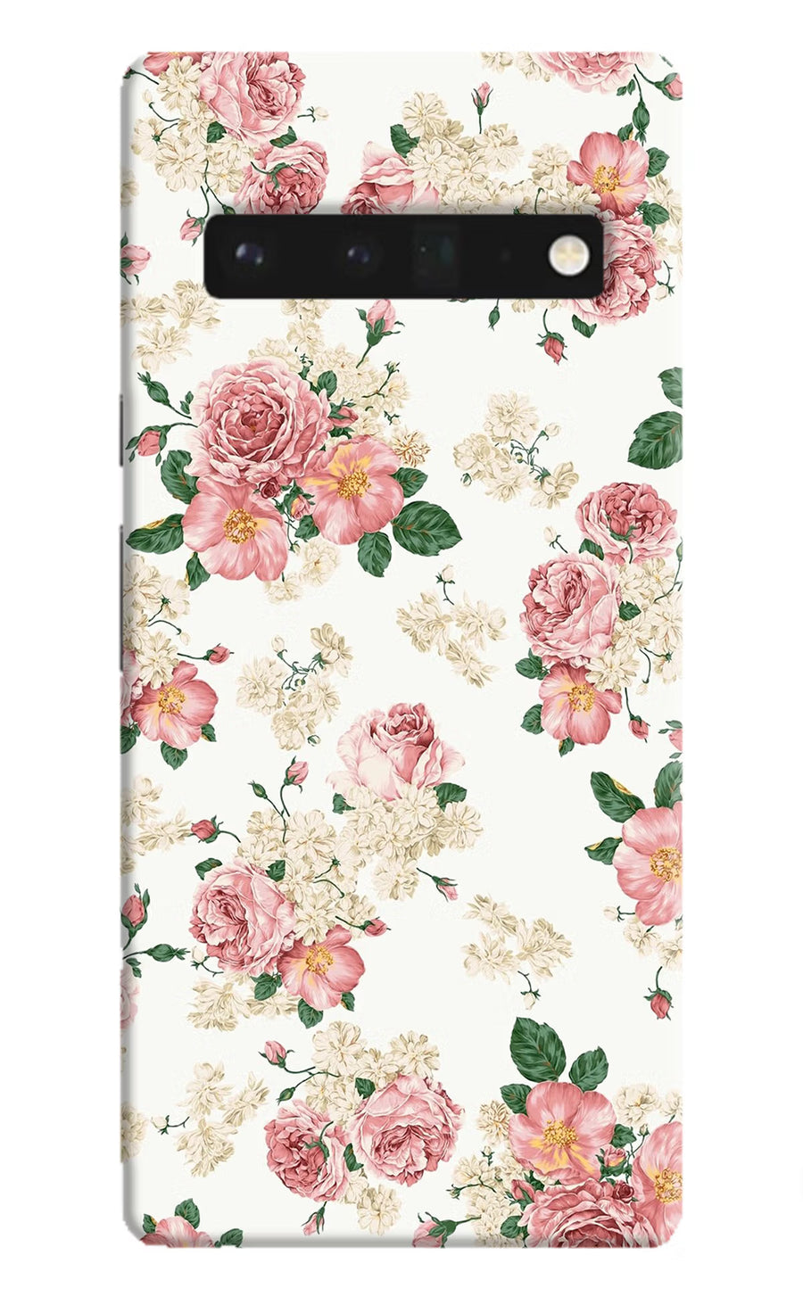Flowers Google Pixel 6 Pro Back Cover, Hard case