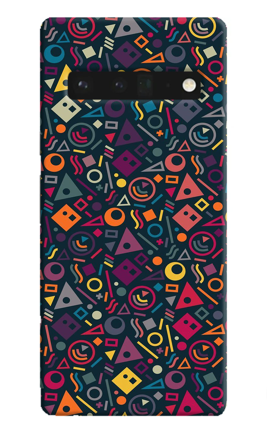 Geometric Abstract Google Pixel 6 Pro Back Cover, Hard case