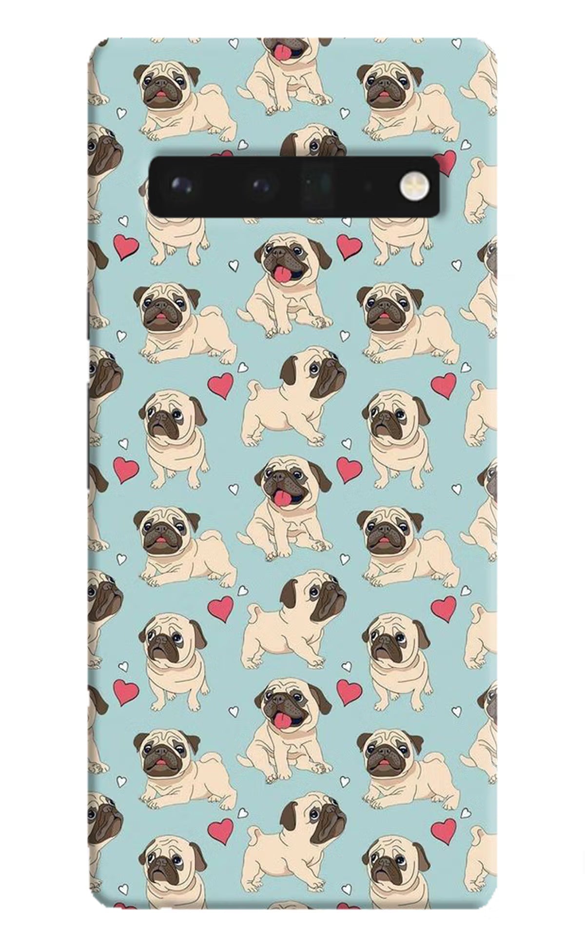 Pug Dog Google Pixel 6 Pro Hard Case Back Cover by Casekaro