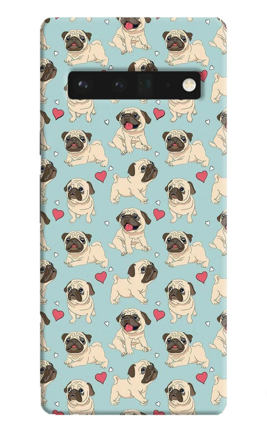Pug Dog Google Pixel 6 Pro Back Cover, Hard case