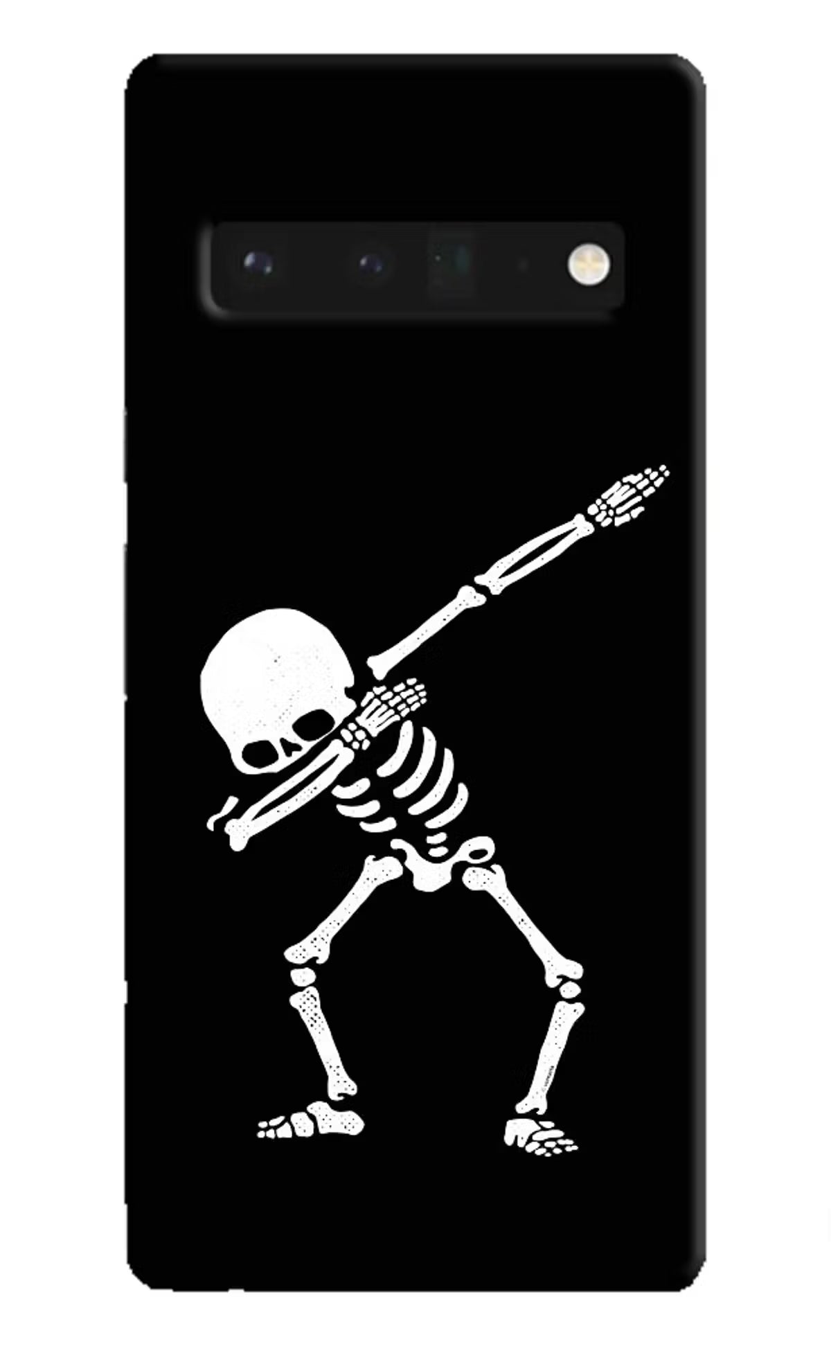 Dabbing Skeleton Art Google Pixel 6 Pro Hard Case Back Cover by Casekaro