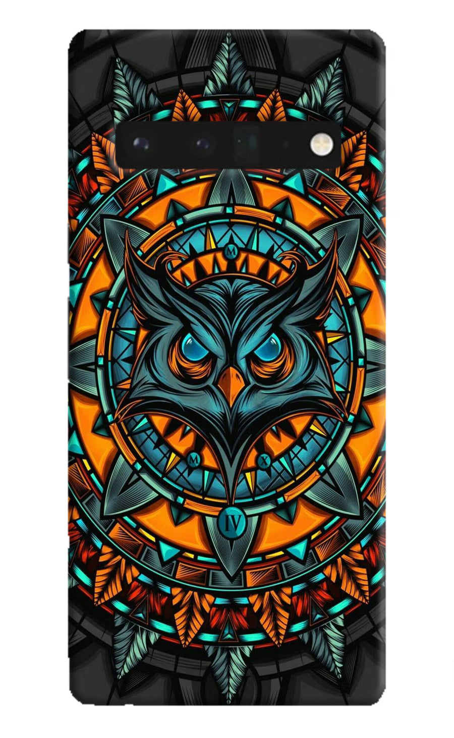 Angry Owl Art Google Pixel 6 Pro Back Cover, Hard case
