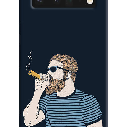 Smoking Google Pixel 6 Pro Hard Case Back Cover by Casekaro