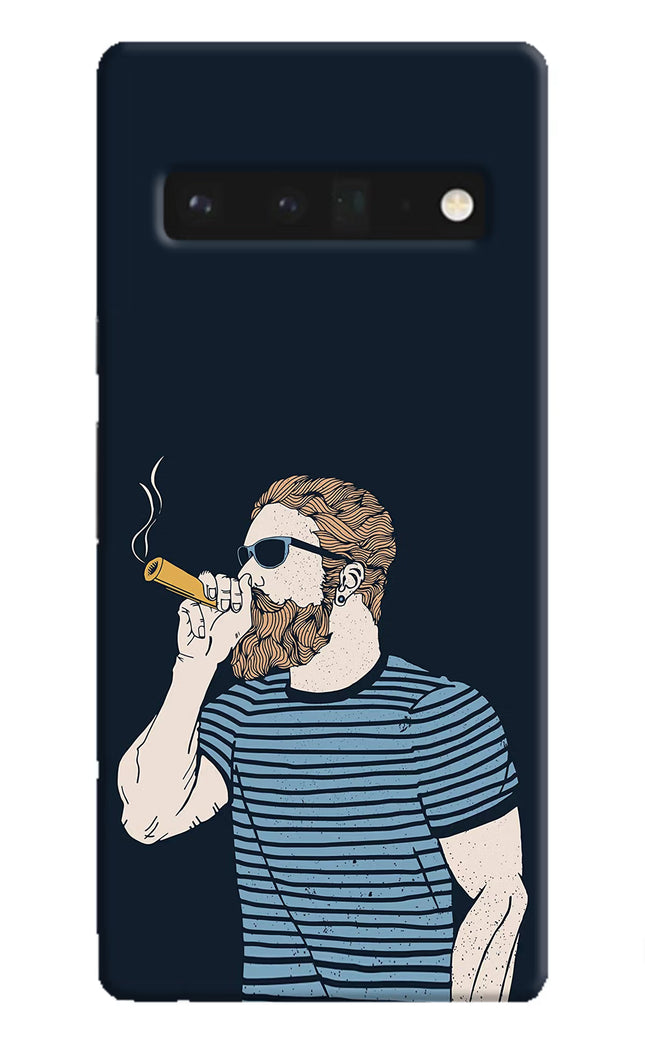 Smoking Google Pixel 6 Pro Hard Case Back Cover by Casekaro