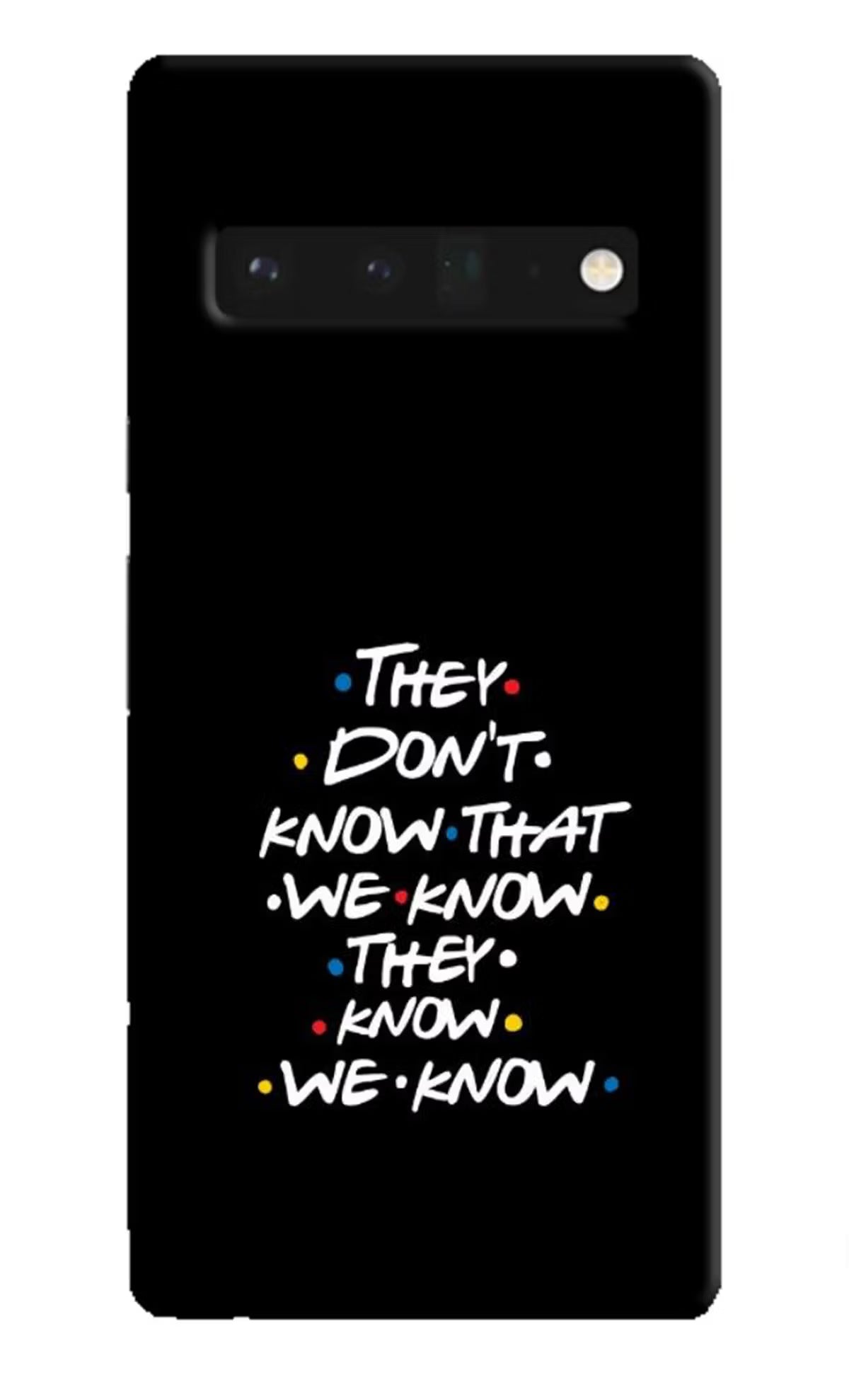 FRIENDS Dialogue Google Pixel 6 Pro Hard Case Back Cover by Casekaro