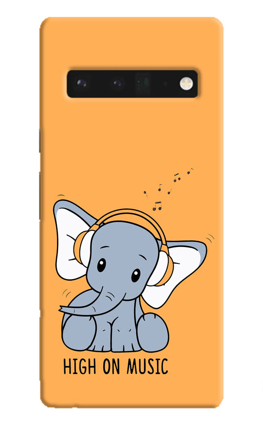 High On Music Google Pixel 6 Pro Hard Case Back Cover by Casekaro