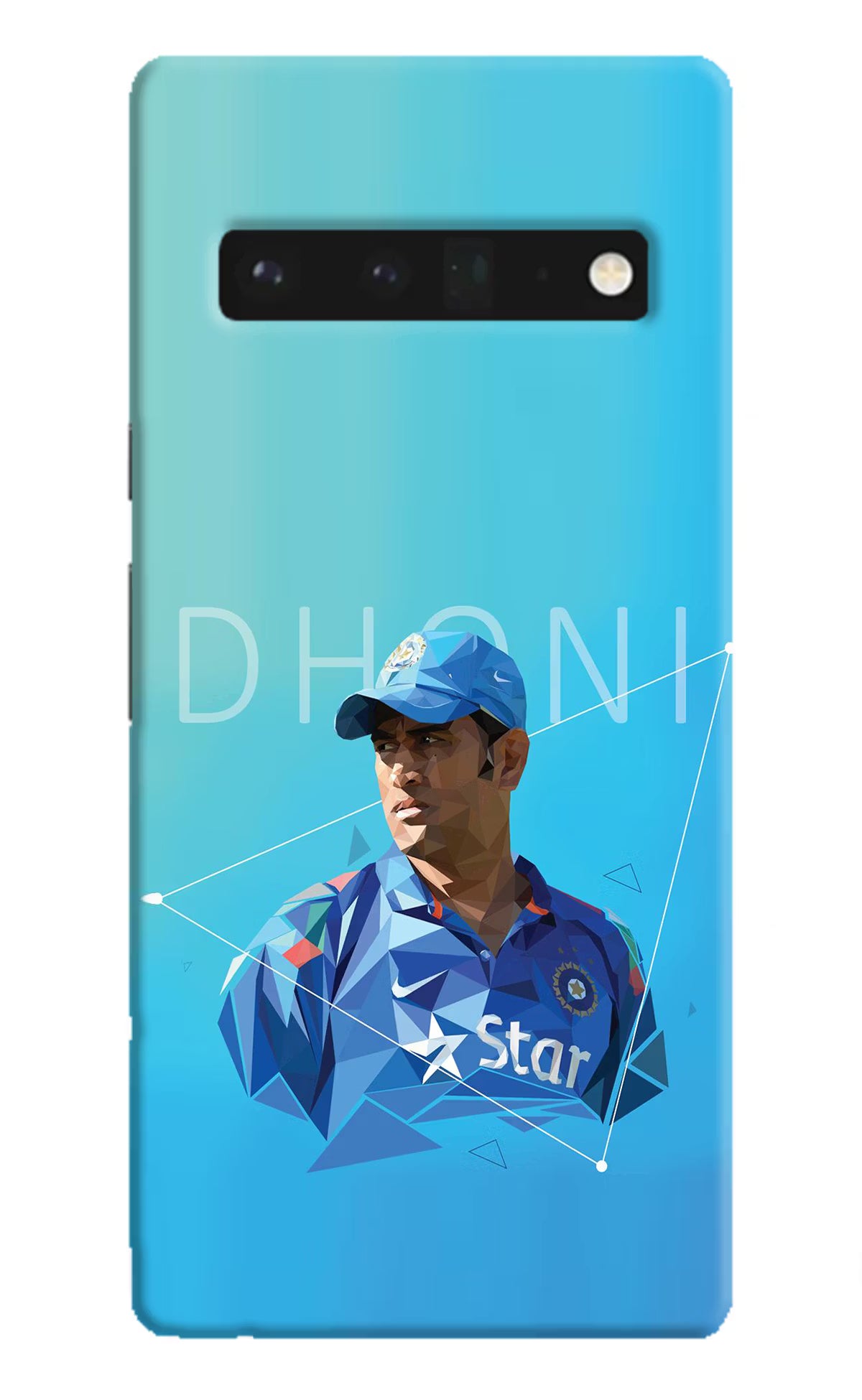 Dhoni Artwork Google Pixel 6 Pro Hard Case Back Cover by Casekaro