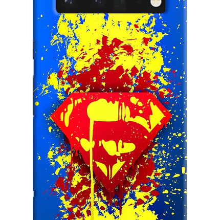 Superman logo Google Pixel 6 Pro Hard Case Back Cover by Casekaro