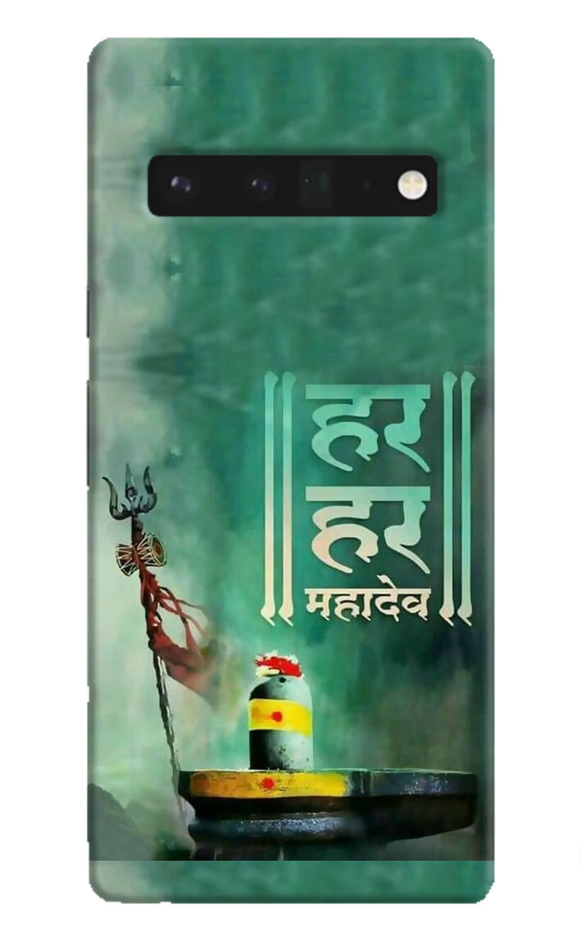 Har Har Mahadev Shivling Google Pixel 6 Pro Hard Case Back Cover by Casekaro