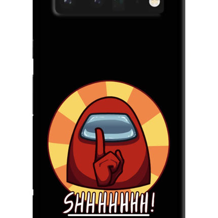 Among Us Shhh! Google Pixel 6 Pro Hard Case Back Cover by Casekaro