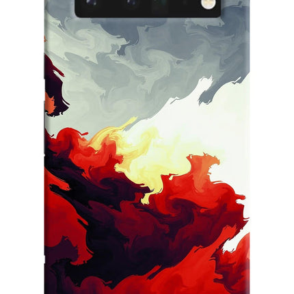 Fire Cloud Google Pixel 6 Pro Hard Case Back Cover by Casekaro