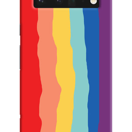 Rainbow Google Pixel 6 Pro Hard Case Back Cover by Casekaro