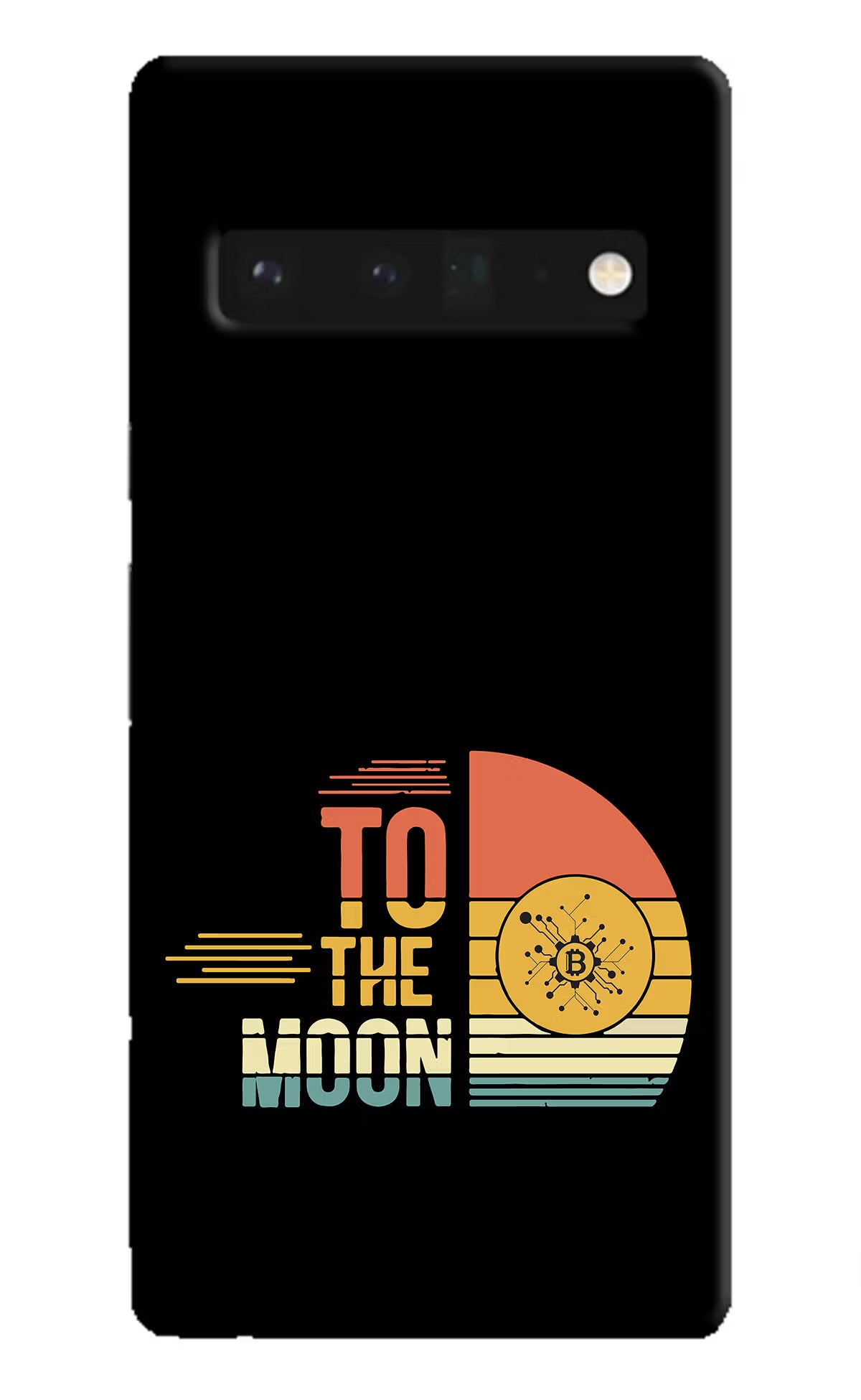 To the Moon Google Pixel 6 Pro Hard Case Back Cover by Casekaro