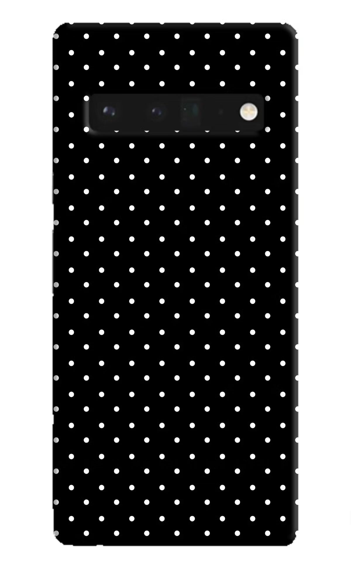 White Dots Google Pixel 6 Pro Hard Case Back Cover by Casekaro