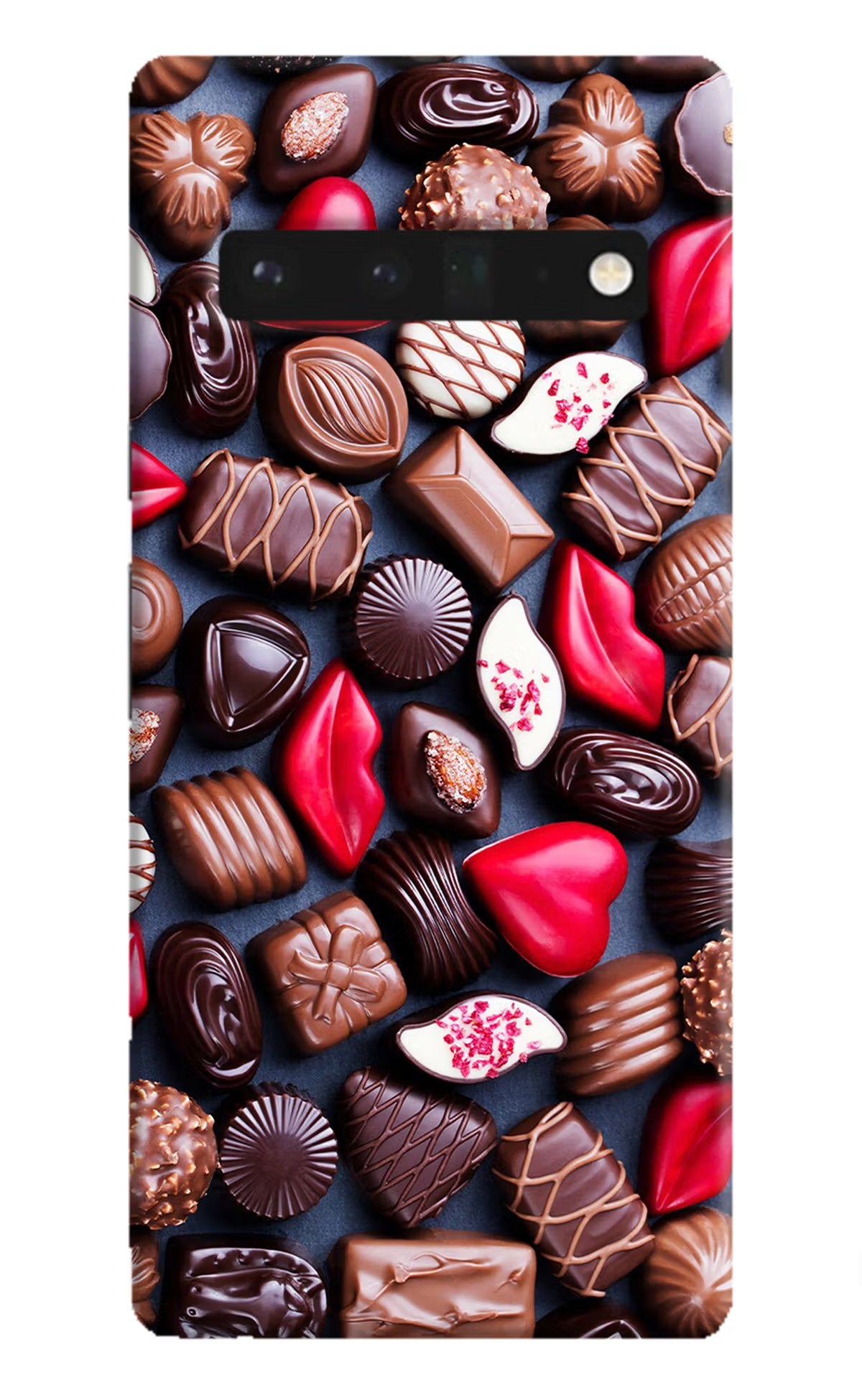 Chocolates Google Pixel 6 Pro Hard Case Back Cover by Casekaro