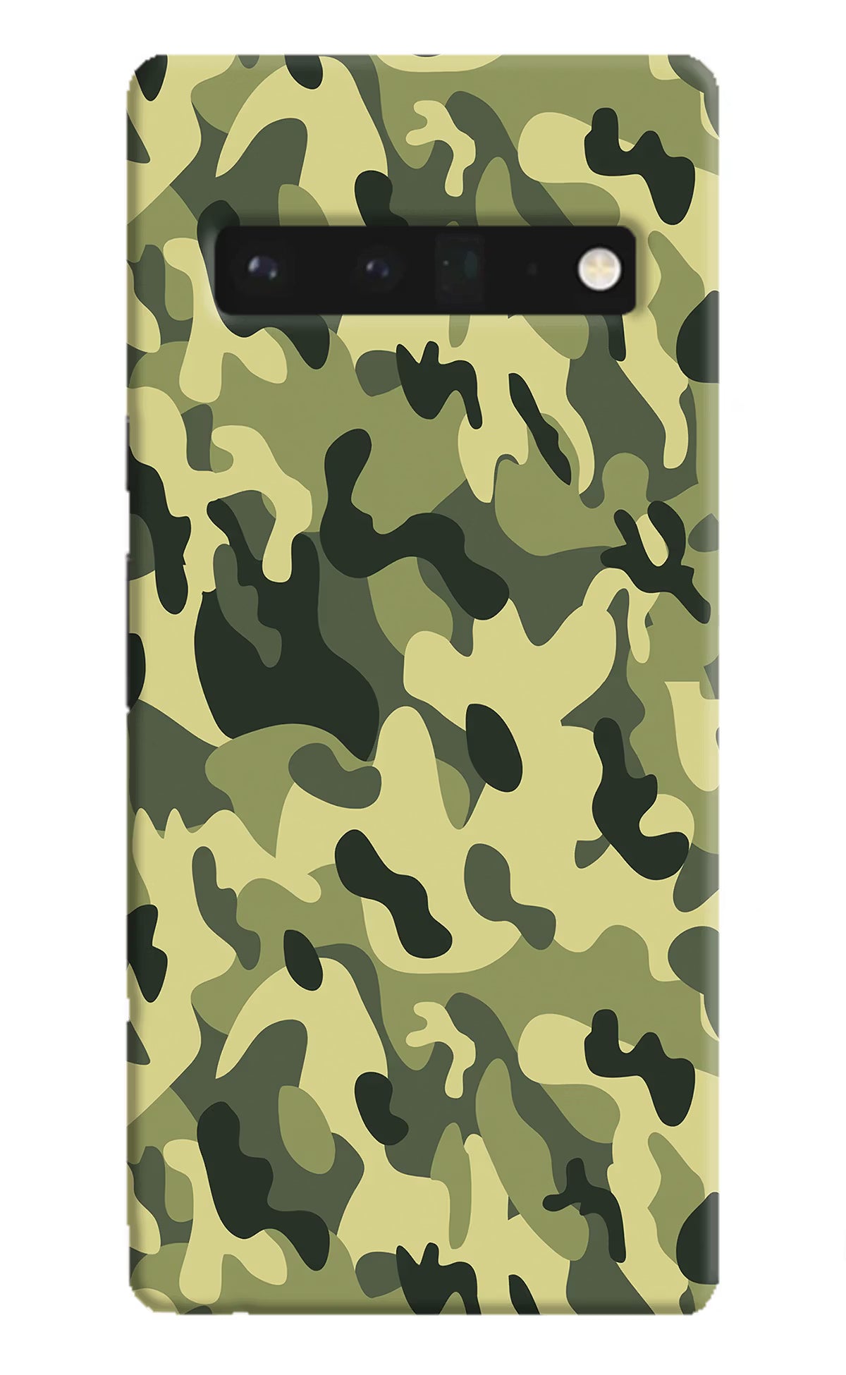 Camouflage Google Pixel 6 Pro Hard Case Back Cover by Casekaro