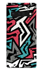 Geometric Graffiti Google Pixel 6 Pro Hard Case Back Cover by Casekaro