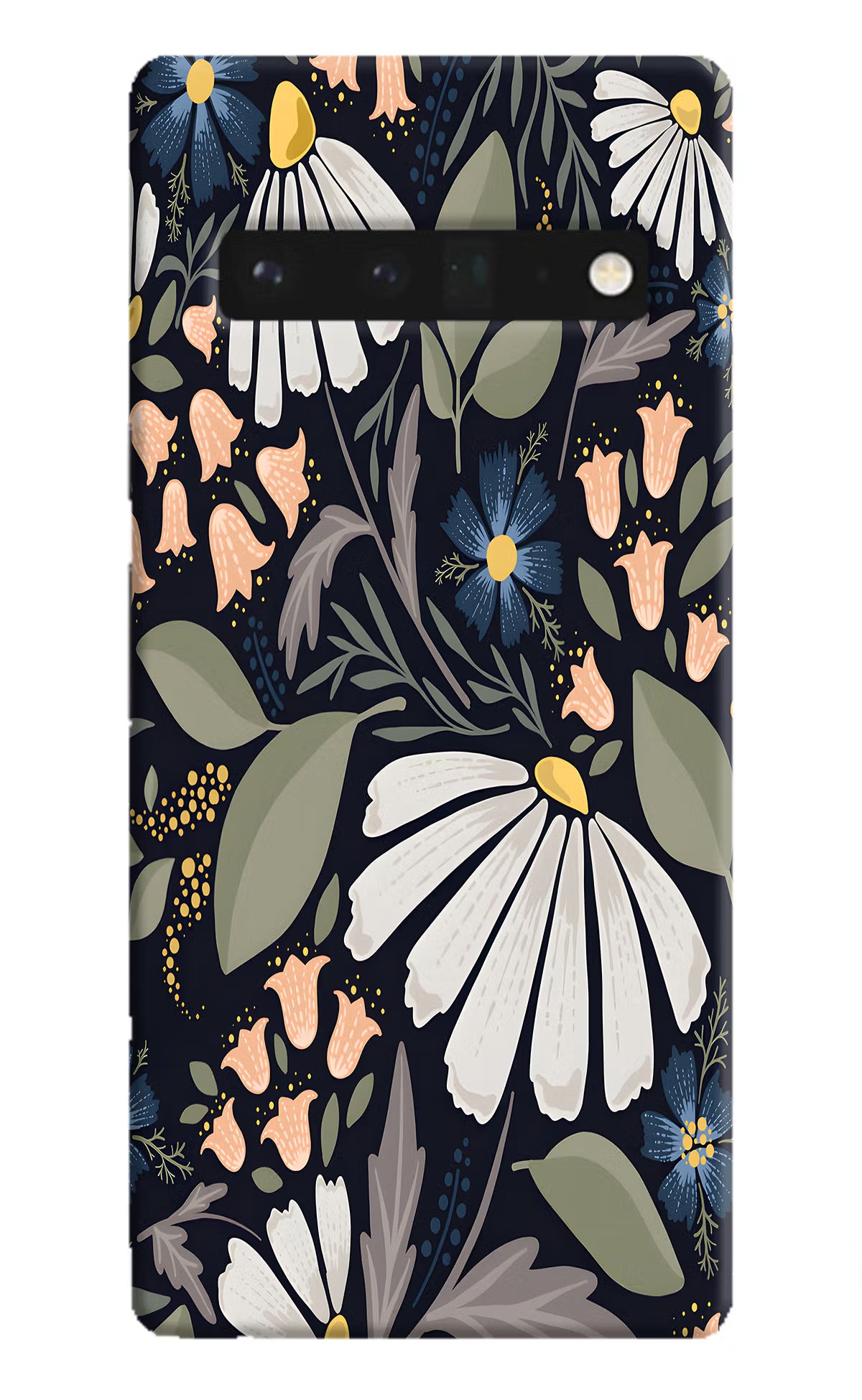 Flowers Art Google Pixel 6 Pro Hard Case Back Cover by Casekaro