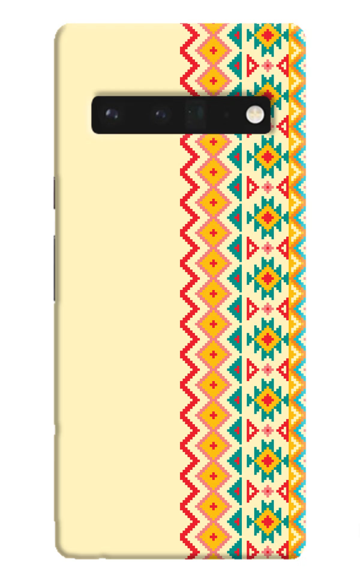 Ethnic Seamless Google Pixel 6 Pro Hard Case Back Cover by Casekaro