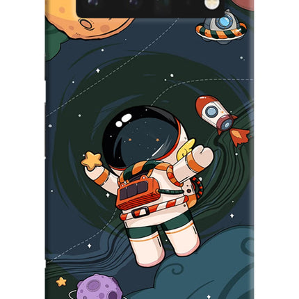 Cartoon Astronaut Google Pixel 6 Pro Hard Case Back Cover by Casekaro