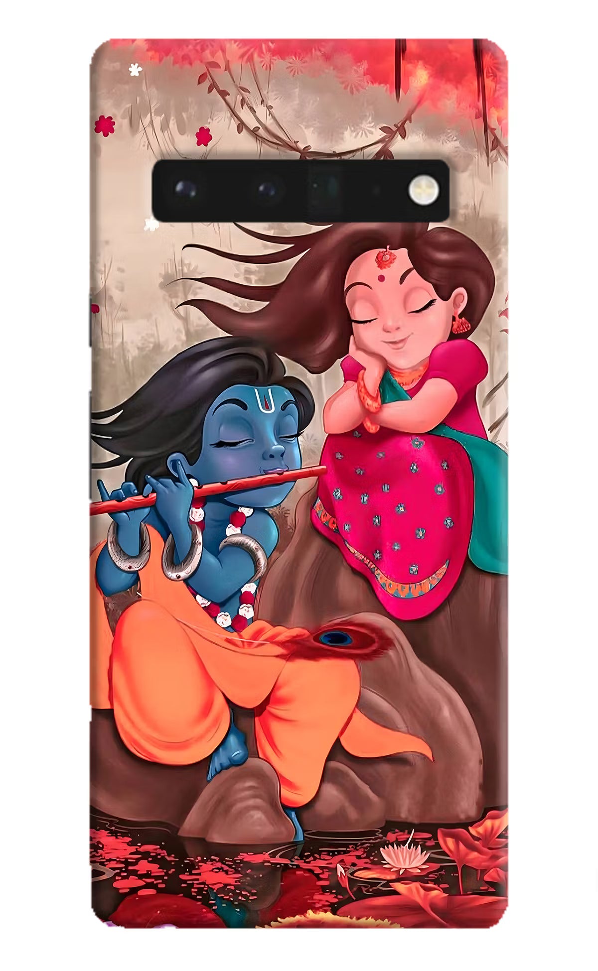 Radhe Krishna Google Pixel 6 Pro Hard Case Back Cover by Casekaro