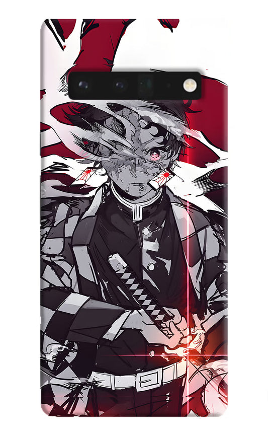 Demon Slayer Google Pixel 6 Pro Hard Case Back Cover by Casekaro