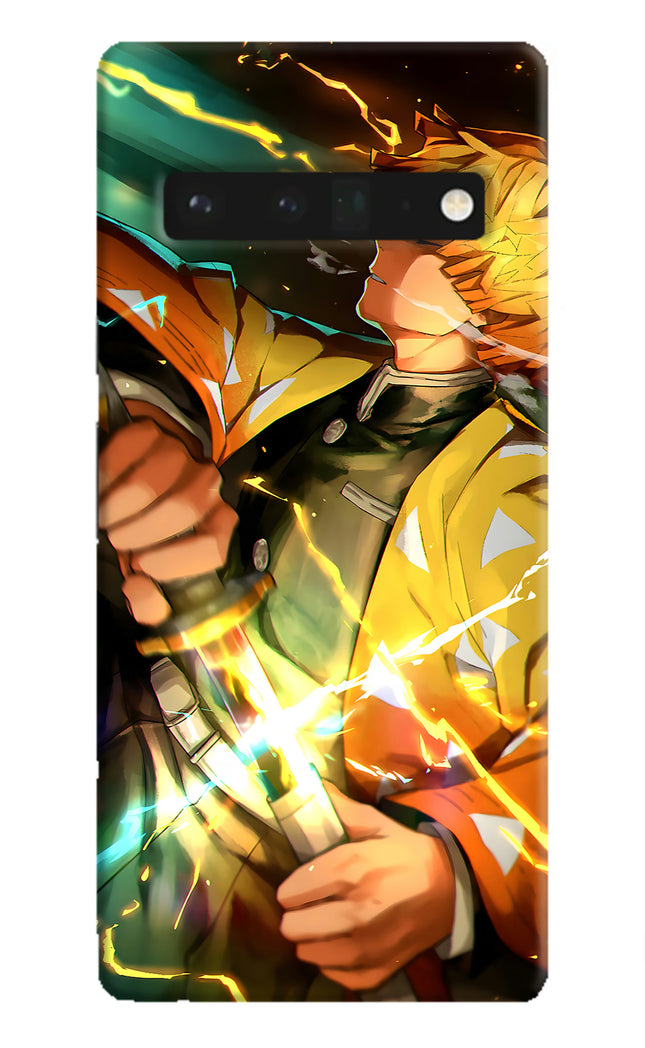 Demon Slayer Google Pixel 6 Pro Hard Case Back Cover by Casekaro